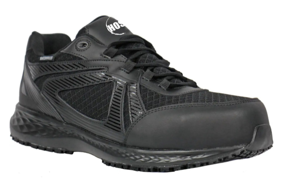 Hoss Womens Reno ll Comp Toe Work Sneakers US 4 EU 35 Black Waterproof NIB